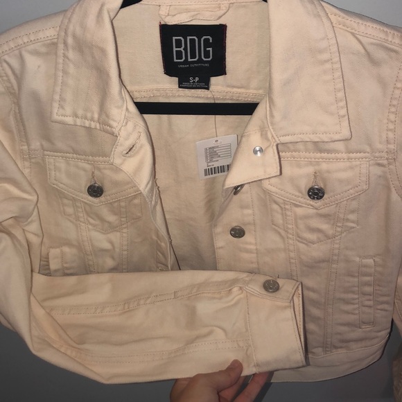 Ivory BDG Urban Outfitters Denim Jacket - Picture 4 of 5